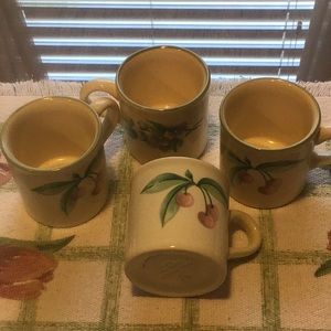 Pfaltzgraff Garden Party Demitasse Espresso Cups